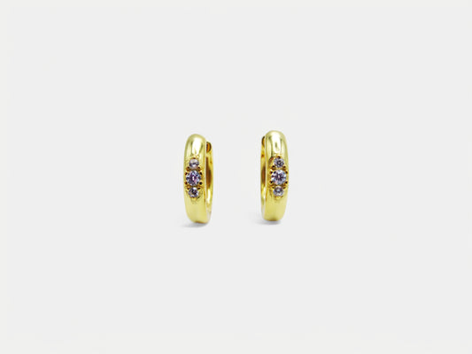 E10 earring small zircon