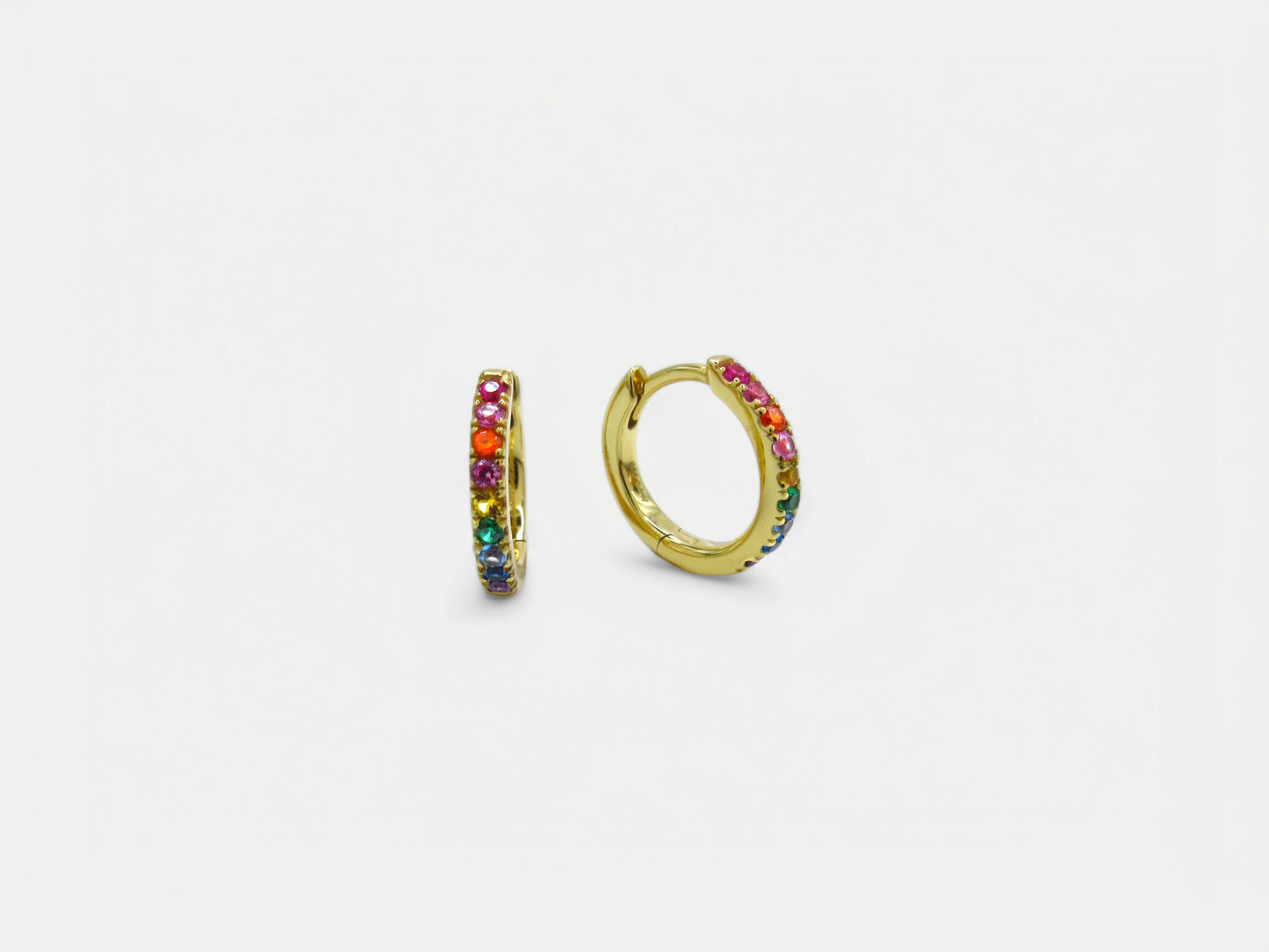 E11 earring rainbow